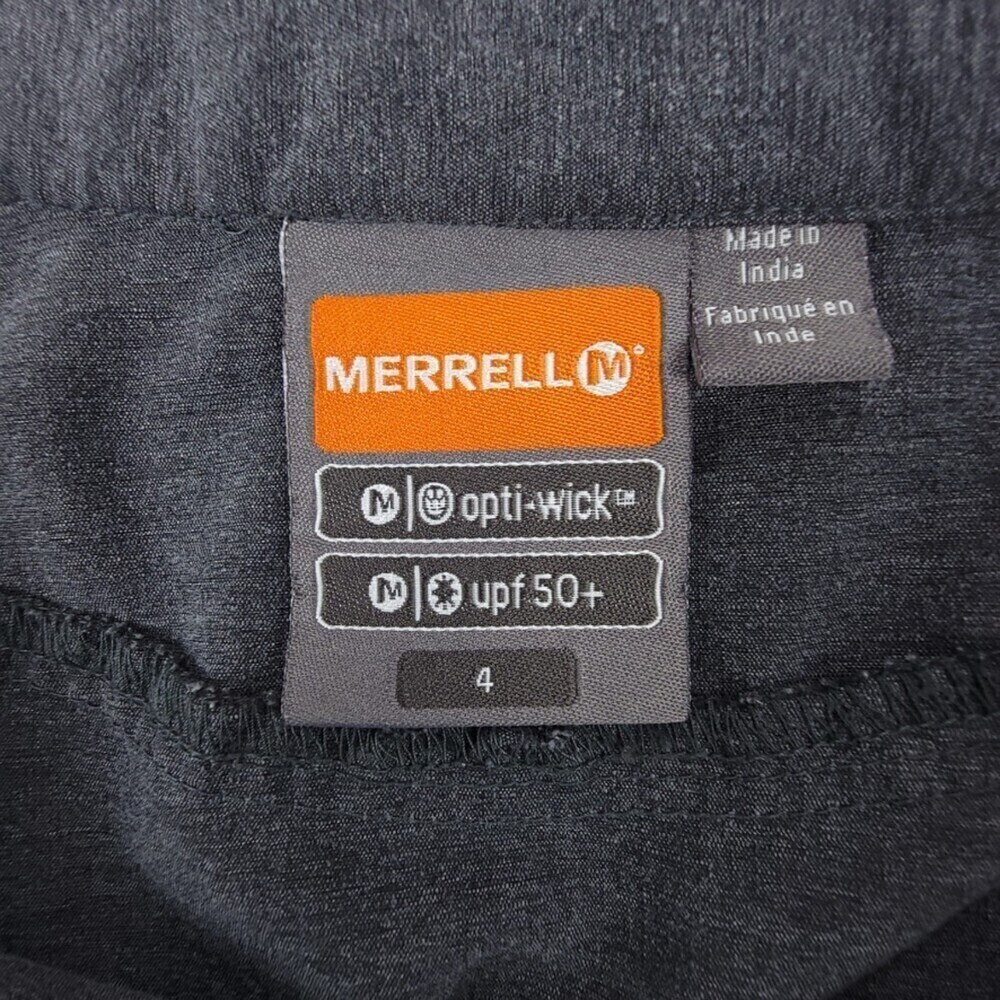 NEW Merrell Opti-Wick UPF 50 High Rise Hiking Ripstop Cargo Skirt Gray Womens 4 - Picture 2 of 9